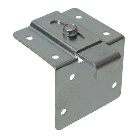 Attaccaglia regolabile per fissaggio pensili su barra 45 x 45 mm.