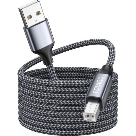 Câble Imprimante [3M] Cable USB 2.0 type B Câble USB A vers USB B (1/5)