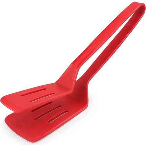 Küchenzange – Küche – Silikon – 28 x 7 cm – Rot – Spülmaschinenfest (1/4)
