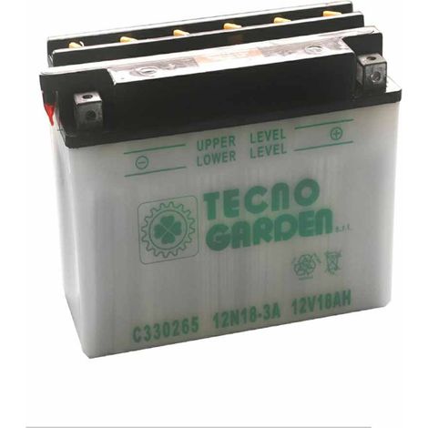 Batteria 18 Ah, Polo Positivo a DX, L. mm 205, P. mm 90, H. mm 160