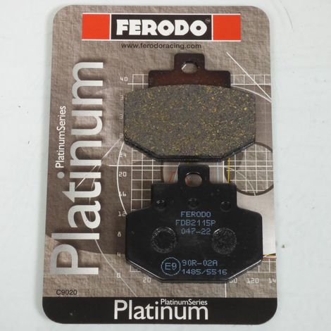 Plaquette de frein Ferodo pour Scooter Piaggio 250 Vespa GTS 2005 (1/2)