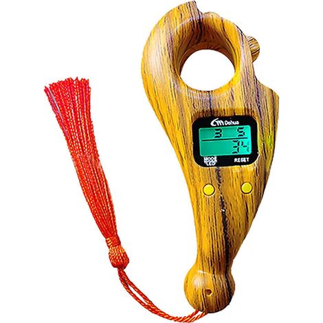 Compteur numérique 0-99999, écran LCD, électronique, à clic manuel, en ABS, avec compteur à doigts (1/4)