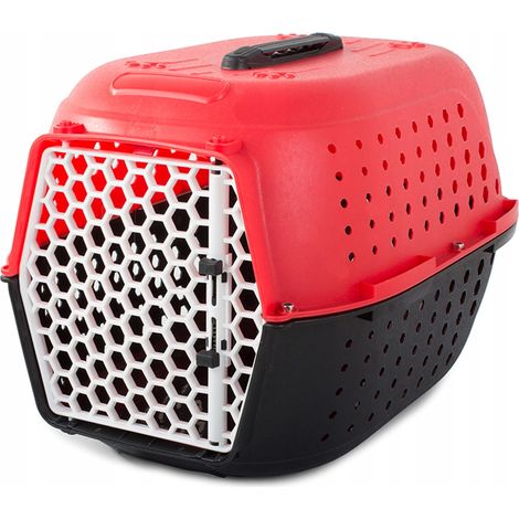 TRANSPORTER FÜR HUNDE 48 ROT (10) GABC (1/5)
