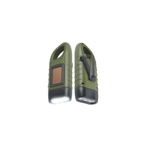 Lampe torche rechargeable solaire LX-Basic 309A-Verte (1/5)