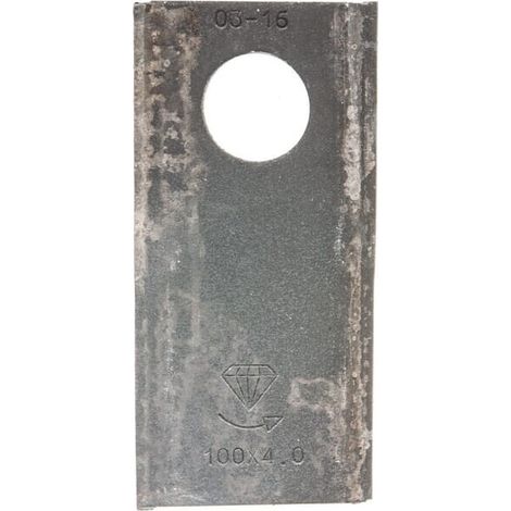 Cuchilla izda. de segadora 100 x 48 x 4 mm orificio di谩metro 21 mm adecuada para P枚ttinger (paquete de 25 unidades) UNIVERSAL (1/3)