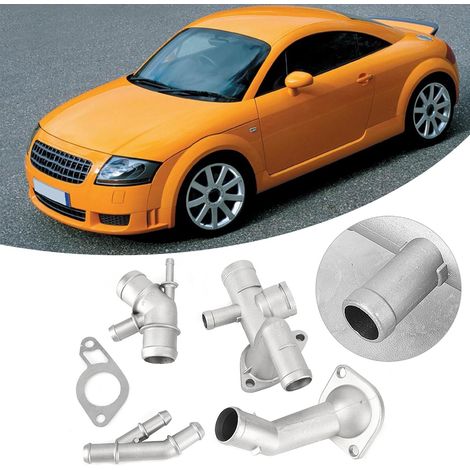 Kit de 4 brides de durite de liquide de refroidissement moteur en aluminium, compatible avec Mk4 1.8T 2000-2005 06A121132A (1/5)