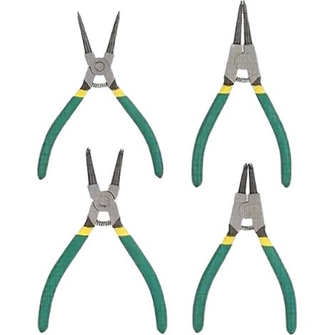 Kit de pinces manuelles, droit, droit/courbé, pour bricolage (1/5)