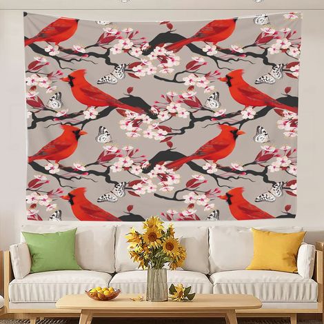 Tapisserie amusante et colorée pour la décoration de la chambre à coucher. 150x130cm (1/5)