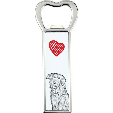 Hovawart - un apribottiglie con un cane, un apri-frigo personalizzato, un regalo unico per uomo firmato Art-Dog (1/5)