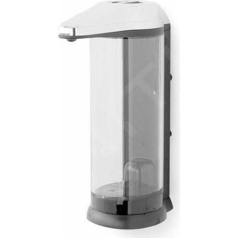 Compactor Clever - Distributeur de savon liquide sans contact, 510 ml, plastique noir/chrome RAN6026 (1/5)