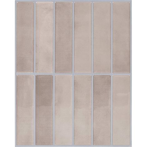 Azulejo Rectangular 10 pcs Café beige 29 x 23 x 0,08 cm vidaXL