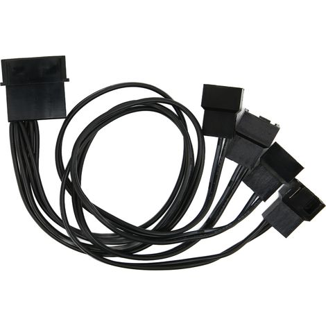 Robustes PWM-Stromverlängerungskabel mit 4-Pin-Anschluss für PC-Lüfter