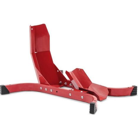 Moto Blocco Ruota ConStands Easy-Plus Cavalletto Anteriore a 21 Pollici rosso
