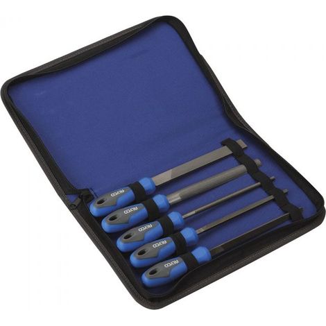 JEU DE 5 LIME DE 150 MM EN B/NYLON (1/2)