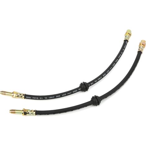 2 flexibles de frein avant pour voiture 34321165587, compatibles avec BMW 316i 1796 cm³ 85 kW 115 ch (2002/02 – 2005/02) (1/5)