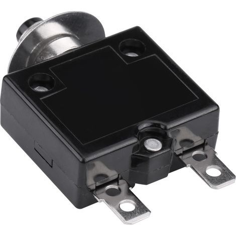 Thermischer Rücksetz-Leistungsschalter, 125-250V AC 50V DC Überstromschutz-Druckknopf-Leistungsschalter (10 Ampere) (1/5)