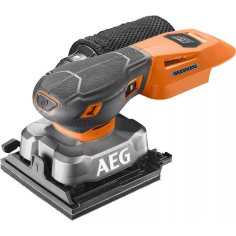 Ponceuse vibrante 18V Subcompact Brushless AEG - Sans batterie ni chargeur