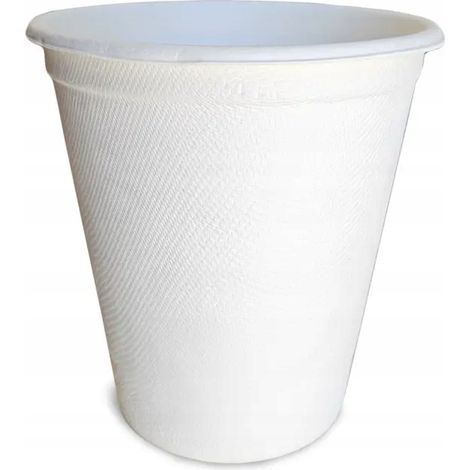 Gobelets en canne à sucre gratuits SUP EKO BIO 300 ml, 90 mm, lot de 50 (1/4)
