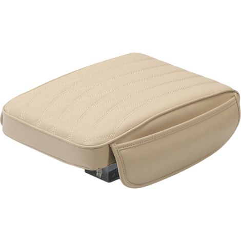 Coussin d'accoudoir pour console centrale de voiture, housse d'accoudoir en cuir et mousse à mémoire de forme avec sac de rangement, support confortable, antidérapant et protecteur, universel pour voi