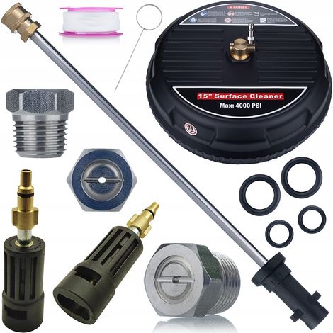 Set di Accessori per Idropulitrice – Compatibile con Kärcher K2–K7  T-Racer, Lancia 58 cm, Adattatore Lavor  Pulizia Efficiente di Superfici