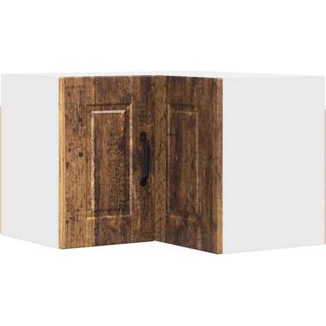 Maison Exclusive - Armario Esquinero de Pared PORTO Madera vieja