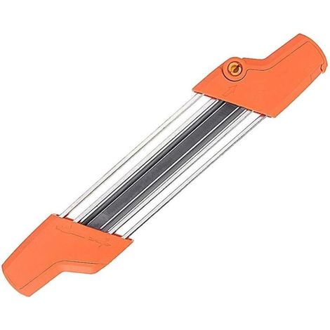 Affûteuse électrique pour tronçonneuse, aiguiseur de chaîne, combinez dents et limes plates (orange 5.2)