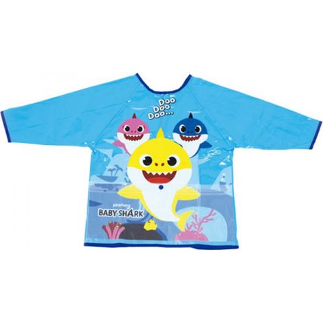 Delantal protector con mangas de BABY SHARK para preescolares (1/2)