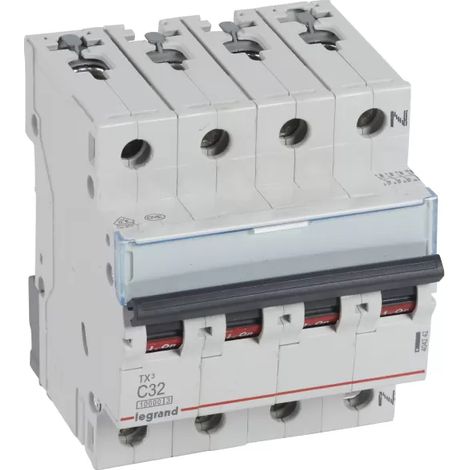 Legrand LS-SCHALTER C32A 3P+N 10KA 4TE (404242 TX3) (1/2)