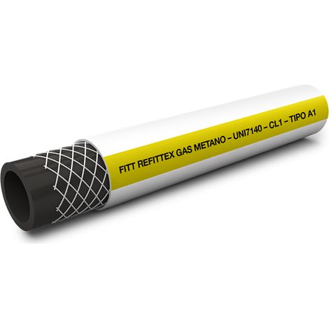 TUBO 'REFITTEX' PER GAS METANO ø mm 13 x 20 - rotolo 50 mt - FITT