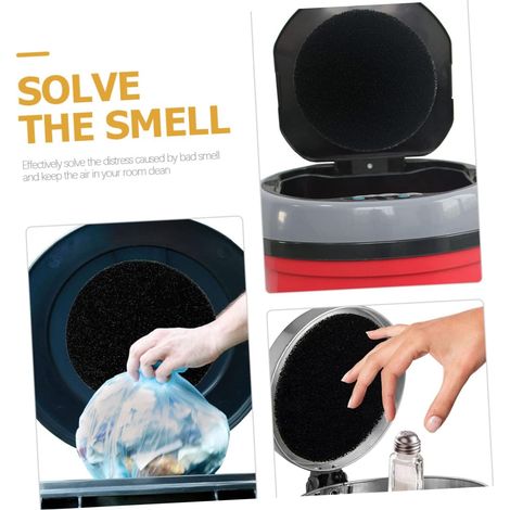 Filtres charbon actif anti-odeur poubelles compost 17 cm - Lot 8 (1/5)