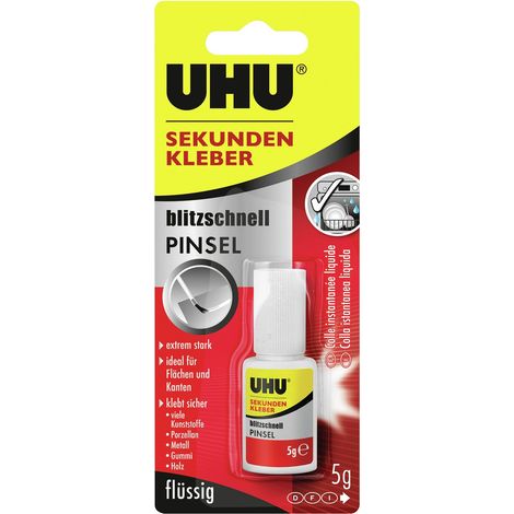 UHU Sekundenkleber Blitzschnell Pinsel 5g (1/2)