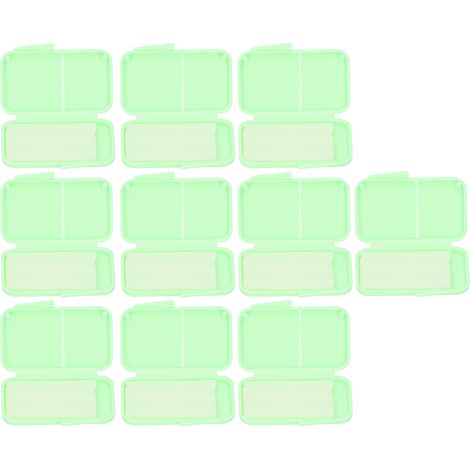 10 pièces de cire orthodontique pour appareils dentaires, protection buccale, cire pour appareils dentaires (verte (saveur pomme)) (1/5)