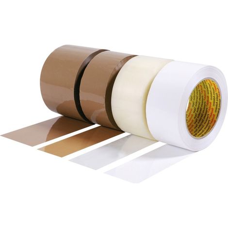 Ruban adhésif polypropylène Scotch® 3M 371 TRANSPARENT 75mmx100m - COLIS 24 ROULEAUX (1/5)