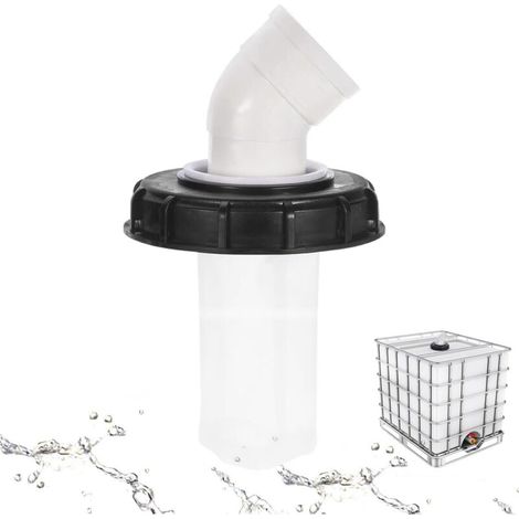 Tapa de tanque IBC de 45° con filtro de nailon lavable para tanque IBC de 1000 l, filtro de tapa IBC, accesorios para tanque IBC, filtro de nailon para agua de lluvia (1/3)