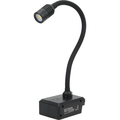 Lampe de travail LED flexible sans fil, 3 modes de luminosité, rotative à 360°, idéale pour le camping. (1/5)
