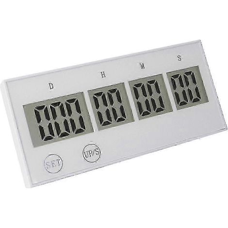 Compte à rebours réutilisable de 999 jours, idéal pour les grands événements et les occasions spéciales, blanc. (1/5)