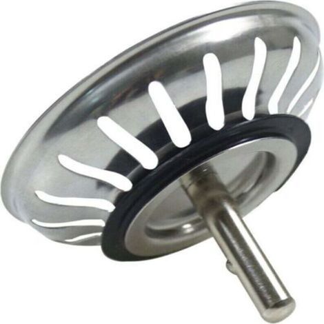 Panier de couvercle d'évier de cuisine 80 mm - Filtre universel en acier inoxydable, couvercle de panier pop - up, - lave - vaisselle lavable sans blocage ni débordement (1/4)