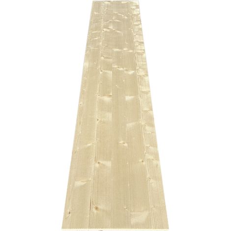 Tablette Sapin bois massif, L.250 x l.40 cm, Ep.21 mm (1/5)