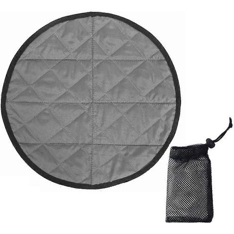 Coussin imperméable et résistant à l'humidité pour le camping, rond, isolant thermique et imperméable, tapis de pique-nique individuel de 35 cm.