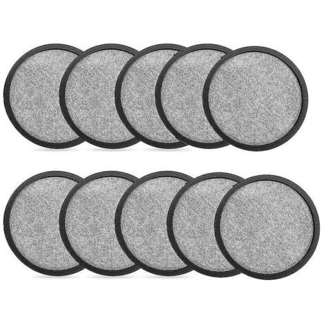Lot de 10 disques de filtre à eau au charbon de bois de rechange pour machines à café