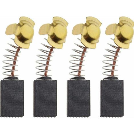SR 2 Paires Balais de Charbon Moteur Rechange de Perceuse Filaire Compatibles avec Titan TTB653SDS 1500w SDS Plus, 6x10x16mm (1/2)