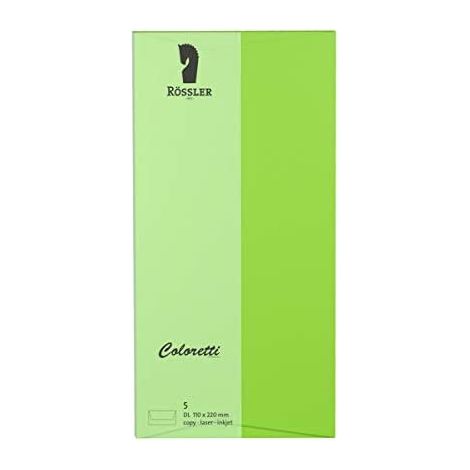 American dl colouretti 5 pcs. lime green envelope (1/3)