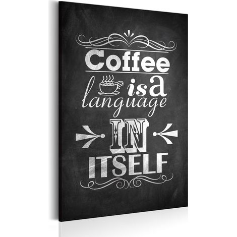 Quadro - Il linguaggio del caffè - 40x60 (1/4)