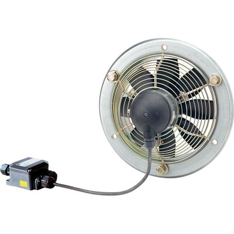 Axial-Wandventilator EZS 20/4-E Ex e Stahlring, Wechselstr, Ex-Schutz, DN200 von Maico - 0094.0200 (1/2)
