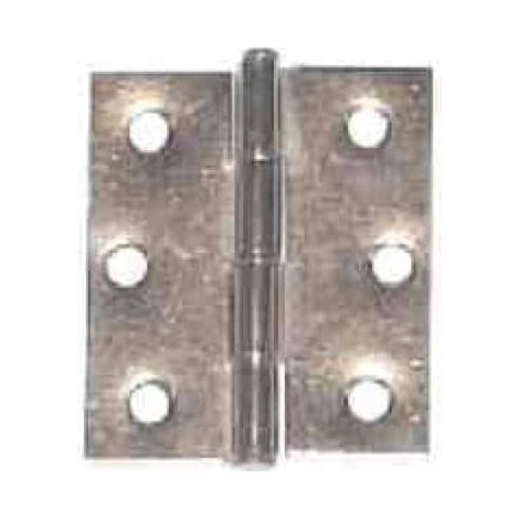 MASIDEF - CERNIERA A SPINA FISSA 140x75MM - ZINCATA
