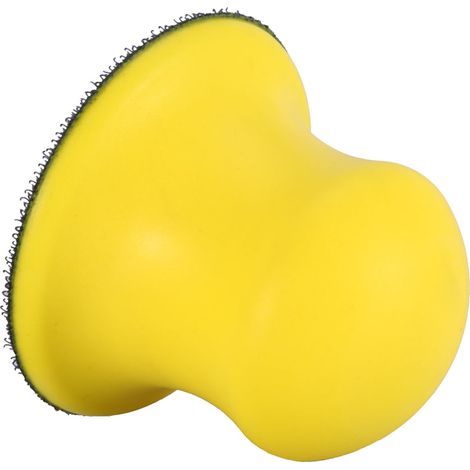 Bloc de ponçage 3 pouces sans poussière avec mousse et bande auto-agrippante (1/5)