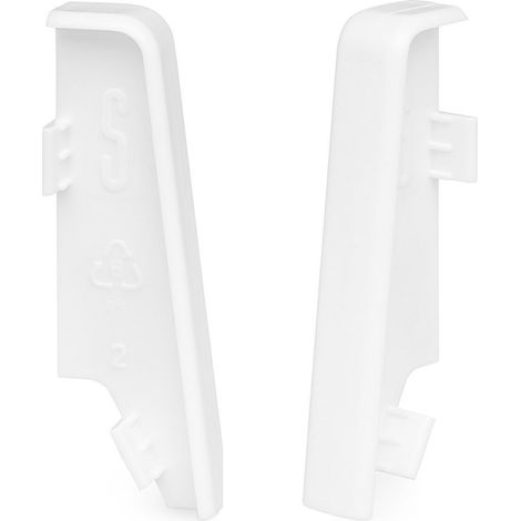 KGM Verbinder für Sockelleiste Mega weiß 20 x 58 mm 2 Stück