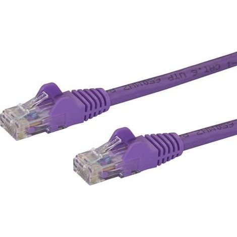 Cable de Red Rígido UTP Categoría 6 Startech N6PATC10MPL 10 m Morado Púrpura (1/5)