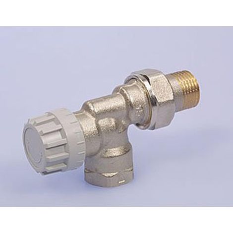 Sar robinet thermostatique pour radiateur 1/2bi.dr.coudé, acier inoxydable 0,90 m3 h 908 (1/2)