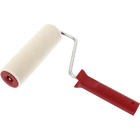 Rouleau velours 180 mm Fibres rases 4 mm Jetable ø 8 mm